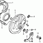 XR100 Передний тормоз