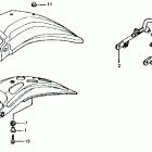 XL200R Заднее крыло