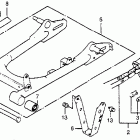 XR80 Swingarm @ chain case 80-84