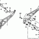 VF750F Подножки
