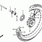 XR80 Front wheel 83-84