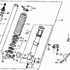 XR500R Front shock absorber 84