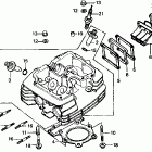 XR500R Cylinder head 81-82