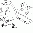 XR200 Руль и панель переднего номера