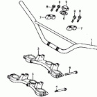 CR60R Руль и панель переднего номера