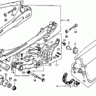 XR200 Swingarm @ chain guard