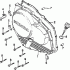 VF750F Крышка картера правая
