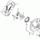 XL125S Передний тормоз