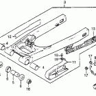 CR80R Swingarm @ drive chain