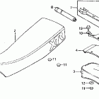 XR500R Seat @ tools 83-84