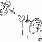 XL200R Передний тормоз