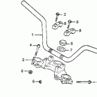 CB125S Handlebar @ top bridge 84