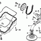 VF750F Oil filter @ oil pan @ oil pump