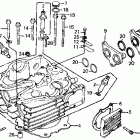 XR500R Cylinder head 83-84