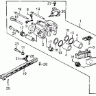 VF1000F Задний суппорт тормозной