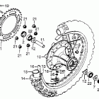 CR250R Rear wheel 82-83
