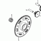 VT750C Starting driven gear