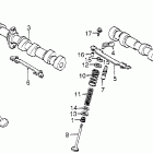 CB550SC Распредвал и клапана