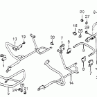 GL1100A Engine guard @ saddlebag stay