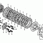 CB750SC Сцепление