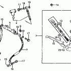 CX650T Главный тормозной цилиндр - передний