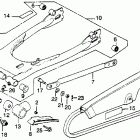 CM450A Swingarm @ chain case