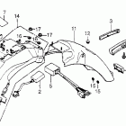 VF750C Rear fender @ spark unit