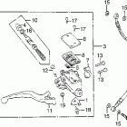 CB550SC Fr. brake master cyl.