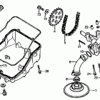 VF750S Oil filter @ oil pan @ oil pump