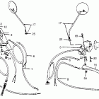 PA50II Handle lever @ switch  @ cables