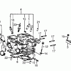 VF750C Головка цилиндров задняя