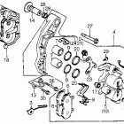 VF750C Передний тормозной суппорт