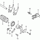 CR250R Вилка переключения передач