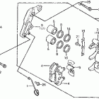 VT750C Передний тормозной суппорт