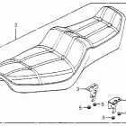 VF750C Сидение