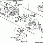 FT500 Задний суппорт тормозной