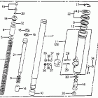 CR125R Front shock absorber 83