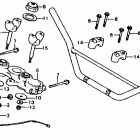 XL185S Руль и панель переднего номера