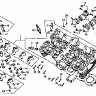CB750SC Головка цилиндра