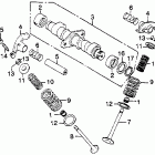 CM250C Распредвал и клапана