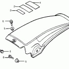 CR480R Rear fender 83