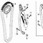 XL250R Цепь ГРМ