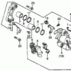 GL650 Передний тормозной суппорт