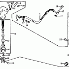 CB1000C Задний тормозной цилидр