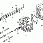NU50M Цилиндр и головка цилиндра