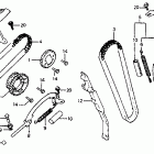 CB750SC Цепь ГРМ и натяжитель