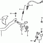 FT500 Brake pedal @ gearshift pedal