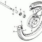 CM250C Переднее колесо