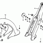 C70 Front fork @ front fender