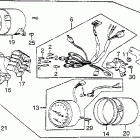 CB550SC Speedometer @ tachometer